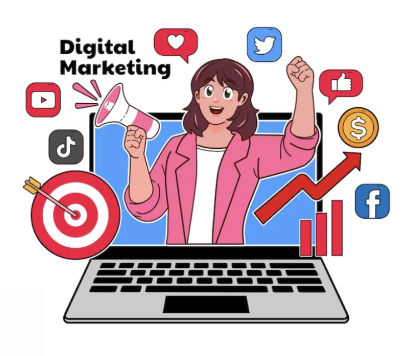Digital marketing icon